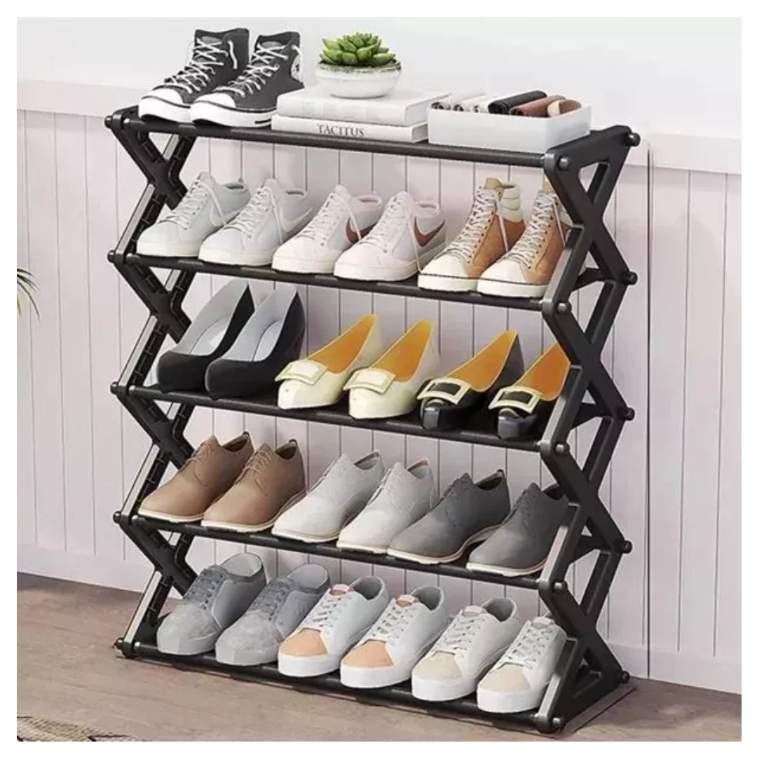 Zapatero Organizador De 5 Niveles – Estante Multiusos Compacto Y Resistente Casa Prática